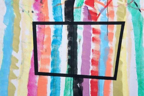 Colored wall Stock Photos