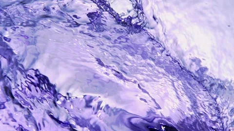 Colored water splash, Slow Motion Stock Footage 12159567
