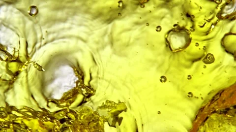 Colored water splash, Slow Motion Stock Footage 12161794