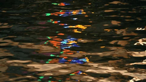 Colored Water Surface Stock Footage 93152903