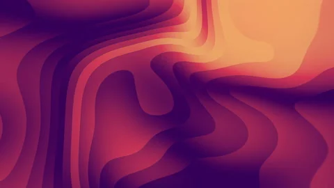 Colored wave flow background template. 3d loop animation. 4K, UHD Stock Footage 122296429