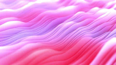 Colored Wave Lines Stock-Footage 144196474