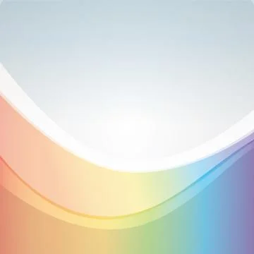 Colored waves in beautiful backgrounds Stock Illustration