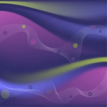 Colored waves Stock Illustration