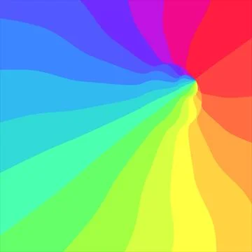 Colored wavy abstract graphics, vector background Illustrazione stock