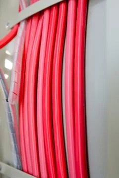 Colored wires Stock Photos