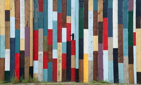 Colored wood Фото