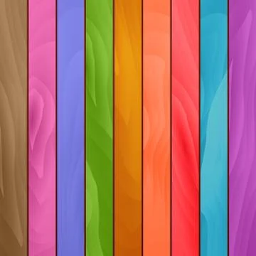 Colored wood planks background vector Stock Illustration