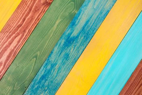 Colored wooden texture Stock Photos