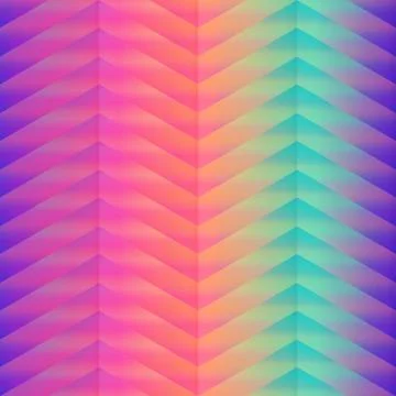 Colored zigzag pattern Stock Illustration