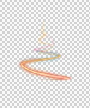 A colored zigzag transparent line with a glow effect.. For a dark background. Stock Illustration
