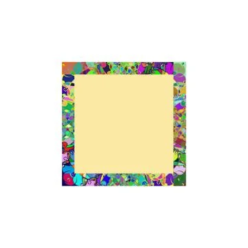 Coloreful Frame Background Design Concept. Vector Design Illustrazione stock