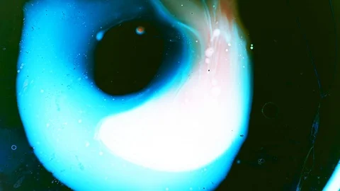 COLORFLOW LOOP - liquid analog clip Stock Footage 89095014