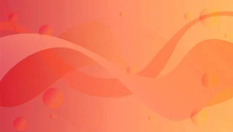 Colorful 3d background geometric gradient wave liquid orange pastel color Stock Illustration
