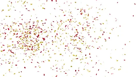 Colorful 3D Confetti Blast Explosion Background. Vídeo Stock 336303480