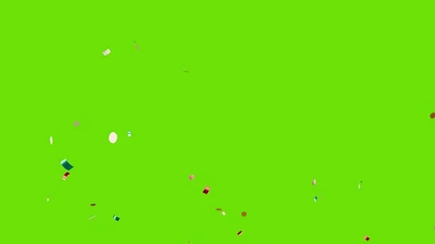 Colorful 3D Confetti Explosion Brust. 库存影片 337017048