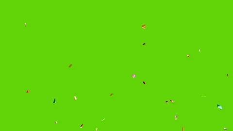 Colorful 3D Confetti Explosion Brust. 库存影片 337017051