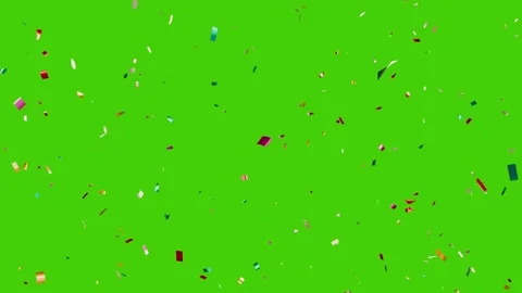 Colorful 3D Confetti Explosion Brust. 库存影片 337017079