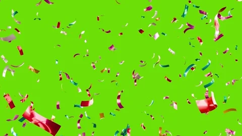 Colorful 3D Confetti Explosion Brust. 库存影片 337017082