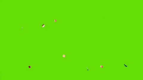 Colorful 3D Confetti Explosion Brust. 库存影片 337017116