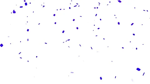 Colorful 3D Confetti Rain Falling Background. 스톡 동영상 320328987