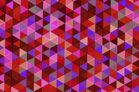 Colorful 3d cube pattern with pink purple red hues 스톡 일러스트
