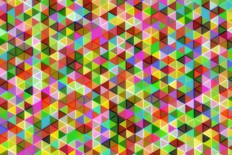Colorful 3d cubes mosaic pattern with vibrant hues Stock Illustration