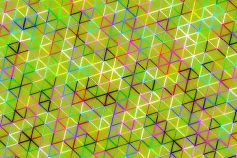 Colorful 3d cubes pattern with bright neon colors Stock Illustration