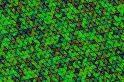 Colorful 3d cubes pattern in green and brown tones Stock Illustration