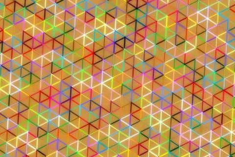 Colorful 3d cubes pattern with lines and shadows Stock Illustration