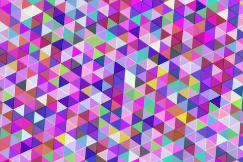 Colorful 3d cubes pattern in vibrant bright colors Stock Illustration