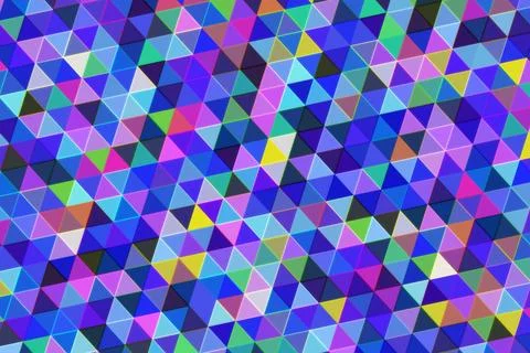 Colorful 3d cubes pattern with vibrant shades and geometric shapes Stock Illustration