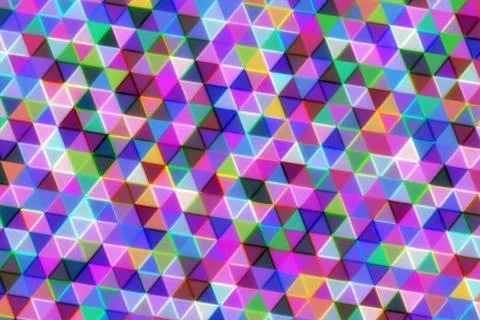 Colorful 3d cubes pattern with vibrant rainbow colors Stock Illustration