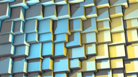 Colorful 3D geometric background. Stock Footage 121576724