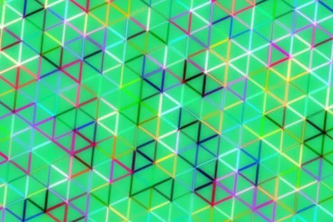 Colorful 3d geometric cubes pattern on vibrant background イラスト素材