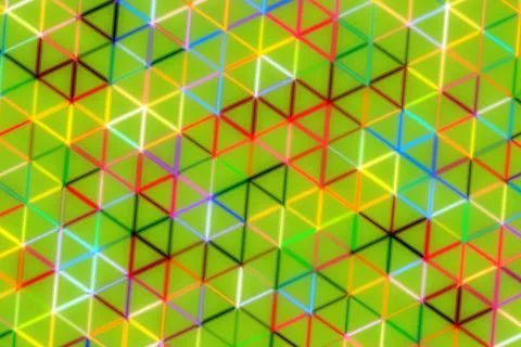 Colorful 3d geometric cubes pattern with vibrant colors Stock Illustration
