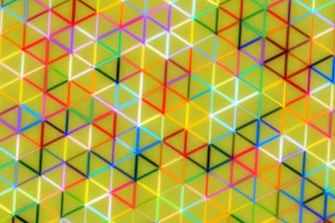 Colorful 3d geometric cubes pattern with vibrant colors Stock Photos