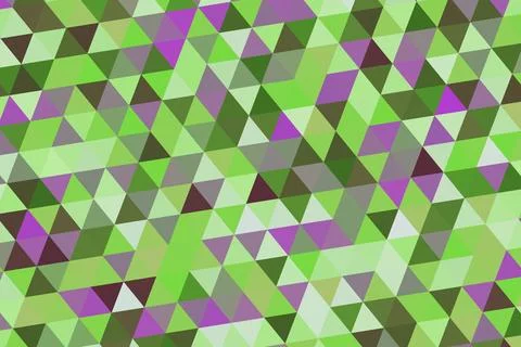 Colorful 3d geometric pattern with triangles and cubes Stock Photos