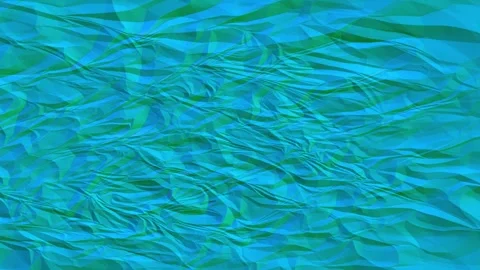 Colorful 3D Polygonal Ocean Waves Animation Loop IV Stock Footage 244773365