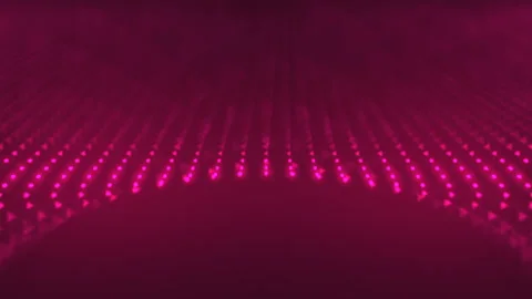 Colorful 3d rendering led particles flow. Data technology animation. 4K, UHD Stock Footage 131234291