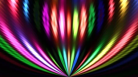 Colorful 3d Vj Stage Loop 4k Background Abstract Shiny Glow Lights Stock-Footage 80822119
