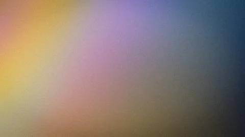 Colorful 4K abstract grainy gradient background with purple yellow and blue.. Stock Illustration