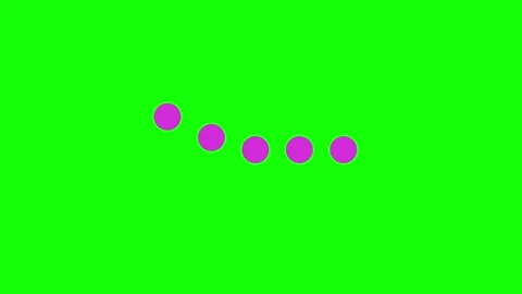 Colorful 5 Dots Loading Animation Stock Footage 346981927