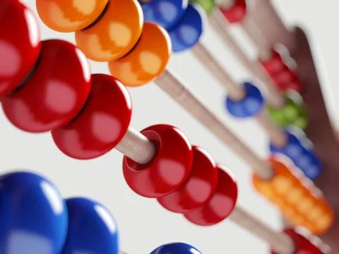 Colorful abacus. Stock Illustration