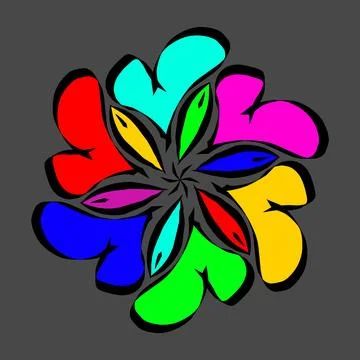 Colorful abstrack Stock Illustration