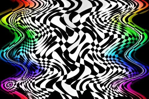 Colorful Abstract 3D Stock Illustration