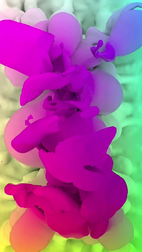 Colorful abstract 3d rendering Stock Footage 328351611