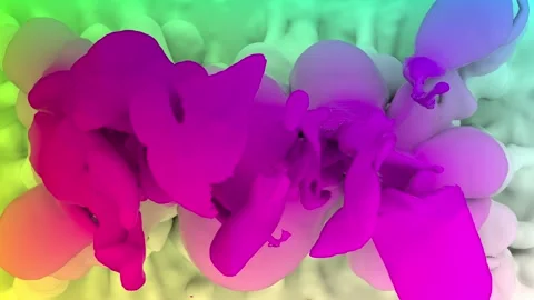 Colorful abstract 3d rendering Stock Footage 328351617