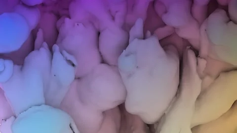 Colorful abstract 3d rendering Stock Footage 328351738