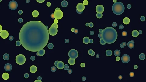 Colorful abstract animated background with floating and chaotically fast moving Stock-Footage 313683709